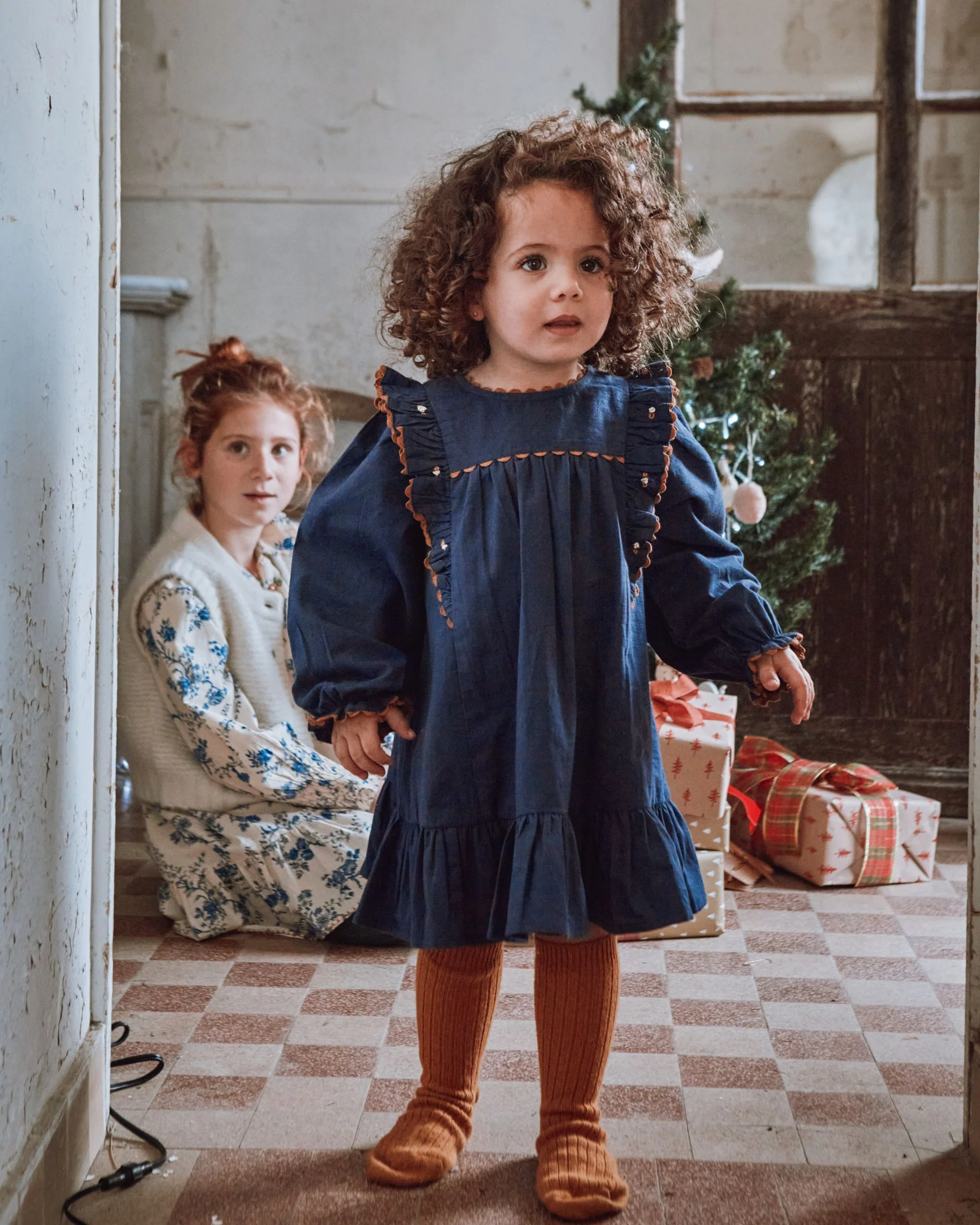 Robe - Volanté navy – Image 3
