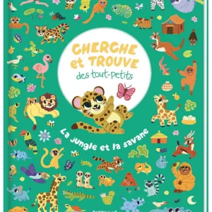 Cherche et trouve des tout-petits jungle et savane