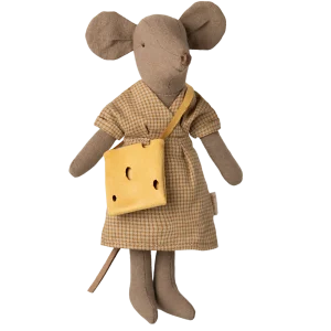 Maman souris PE25 marron