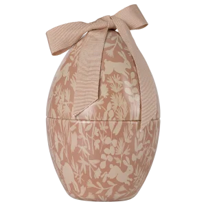 Oeuf de Pâques rose poudre