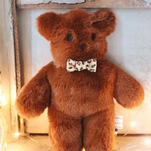 Peluche ourson roux Pamplemousse x Emile et Ida