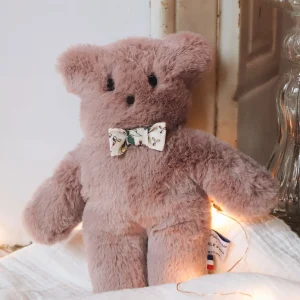 Peluche - Ourson parme Pamplemousse x Emile et Ida