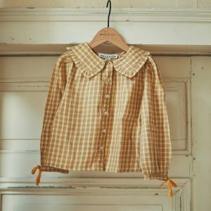 Blouse - Carreaux brigitte jaune