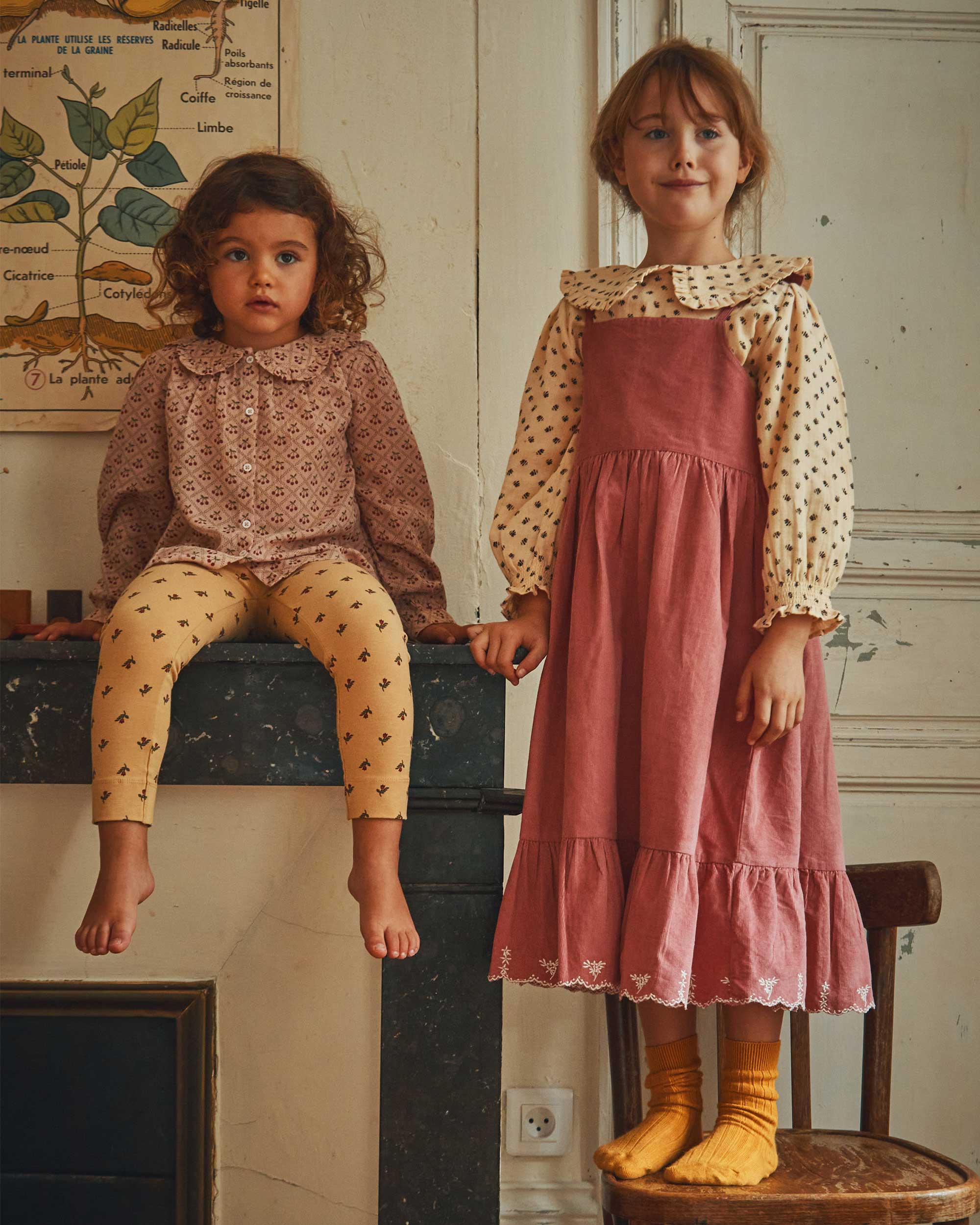 Robe - Bretelles Velours flamingo – Image 3