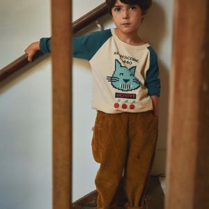 T-shirt - Bicolore écru et sapin