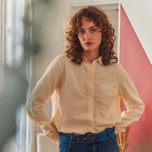 Chemise - Voile de coton écru