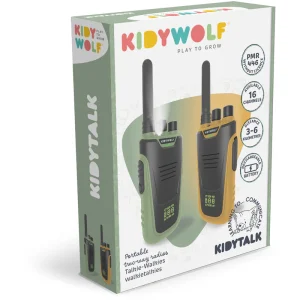 TALKIE WALKIES VERT/ORANGE PORTEE 6KMS