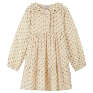 Robe - All-over à fleurs Sorgue écru