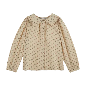 Blouse - Fleurs sorgue écru