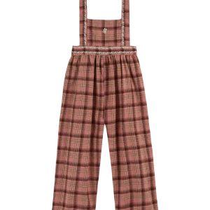 Salopette - Carreaux blush
