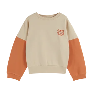 Sweat - Bicolore greige