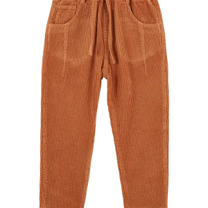 Pantalon - Velours orange brun