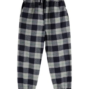 Pantalon - Carreaux marine