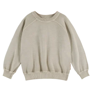 Sweat enfant - Coton et teinture bio gris