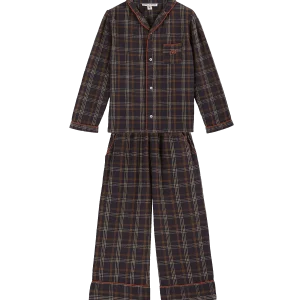 Pyjama enfant - Carreaux gavin bitume