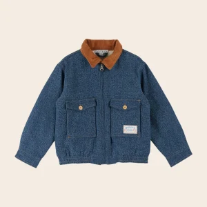 Blouson - Doublé moumoute denim