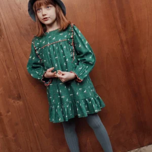 Robe - Imprimé lapin vert