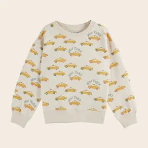 Sweat - Taxis coton bio écru