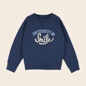 Sweat - University of smile coton bio bleu nuit