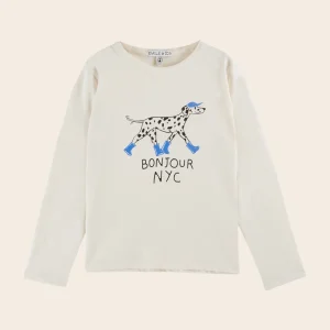 T-shirt - Dalmatien coton bio crème