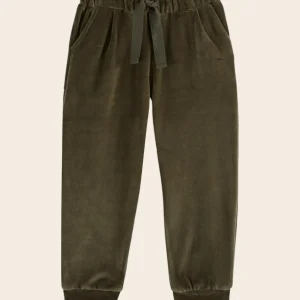 Jogger - Velours Olive