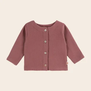 Cardigan - Coton bio violine
