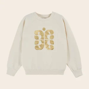 Sweat - Logo coton bio crème