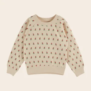 Sweat - Coton bio poppy crème