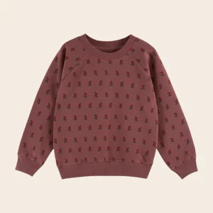 Sweat - Coton bio poppy violine