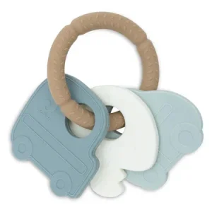 Anneau de Dentition Porte-clé En Silicone - On The Go - Jollein