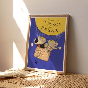 Affiche le voyage de Babar