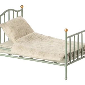 Lit vintage pour souris - menthe