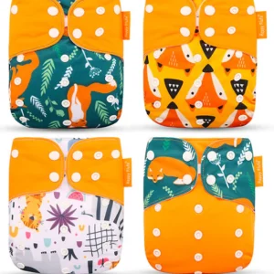 Couches lavables - Lot de 4 - Taille unique