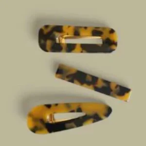 Barrette trio léo foncé - Agathe and Coco