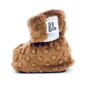 Pantoufles à velcro – Caramel