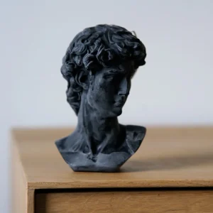 Bougie buste de David - Bois de Santal