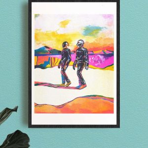 Poster - Hee-Jeong Moon - Meeting with Daft Punk