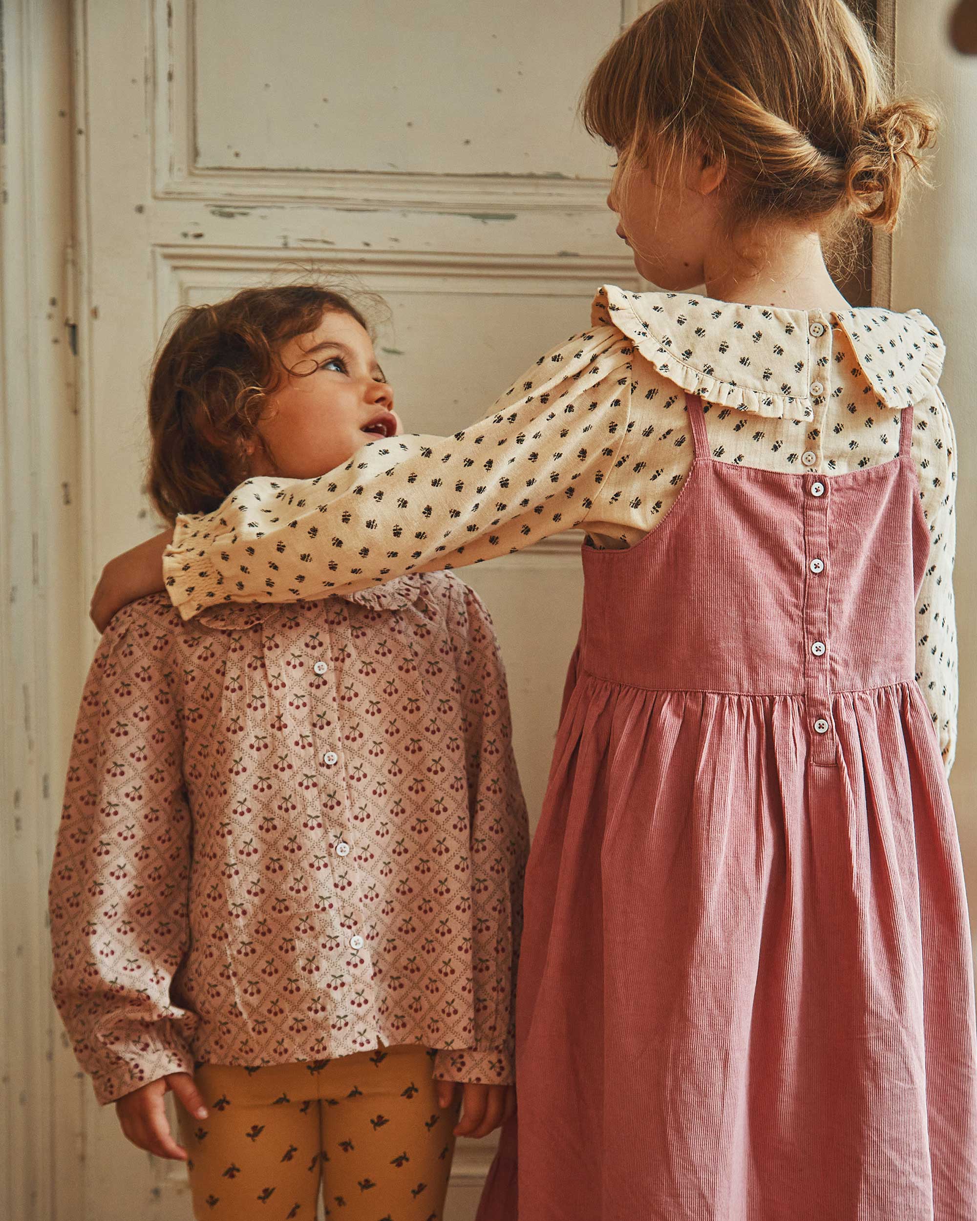 Robe - Bretelles Velours flamingo – Image 5