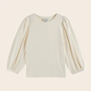 T-shirt - Manches longues coton bio écru