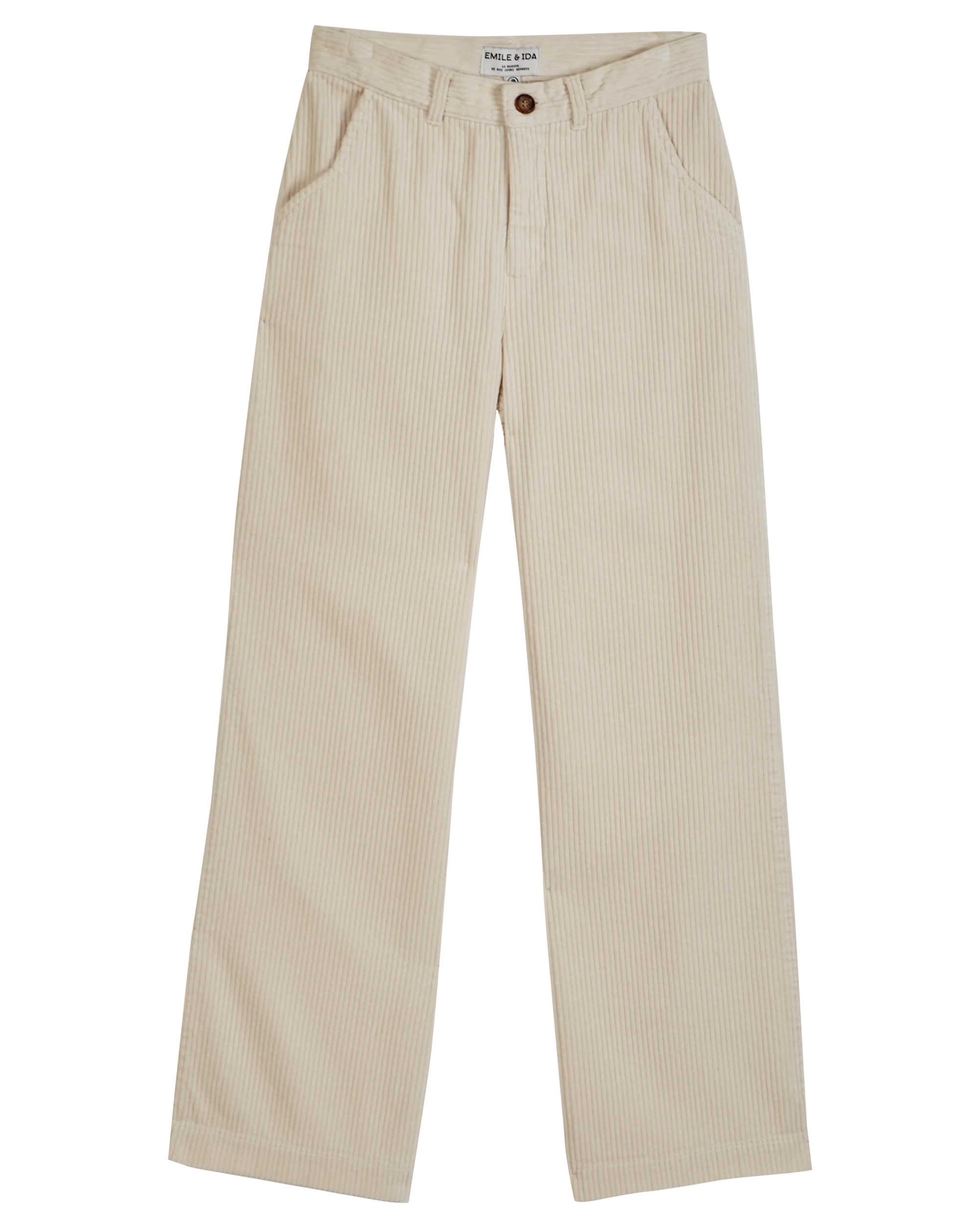 Pantalon - Ample Velours écru – Image 6