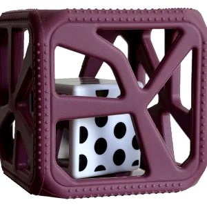 Cube à mâchouiller - Mauve