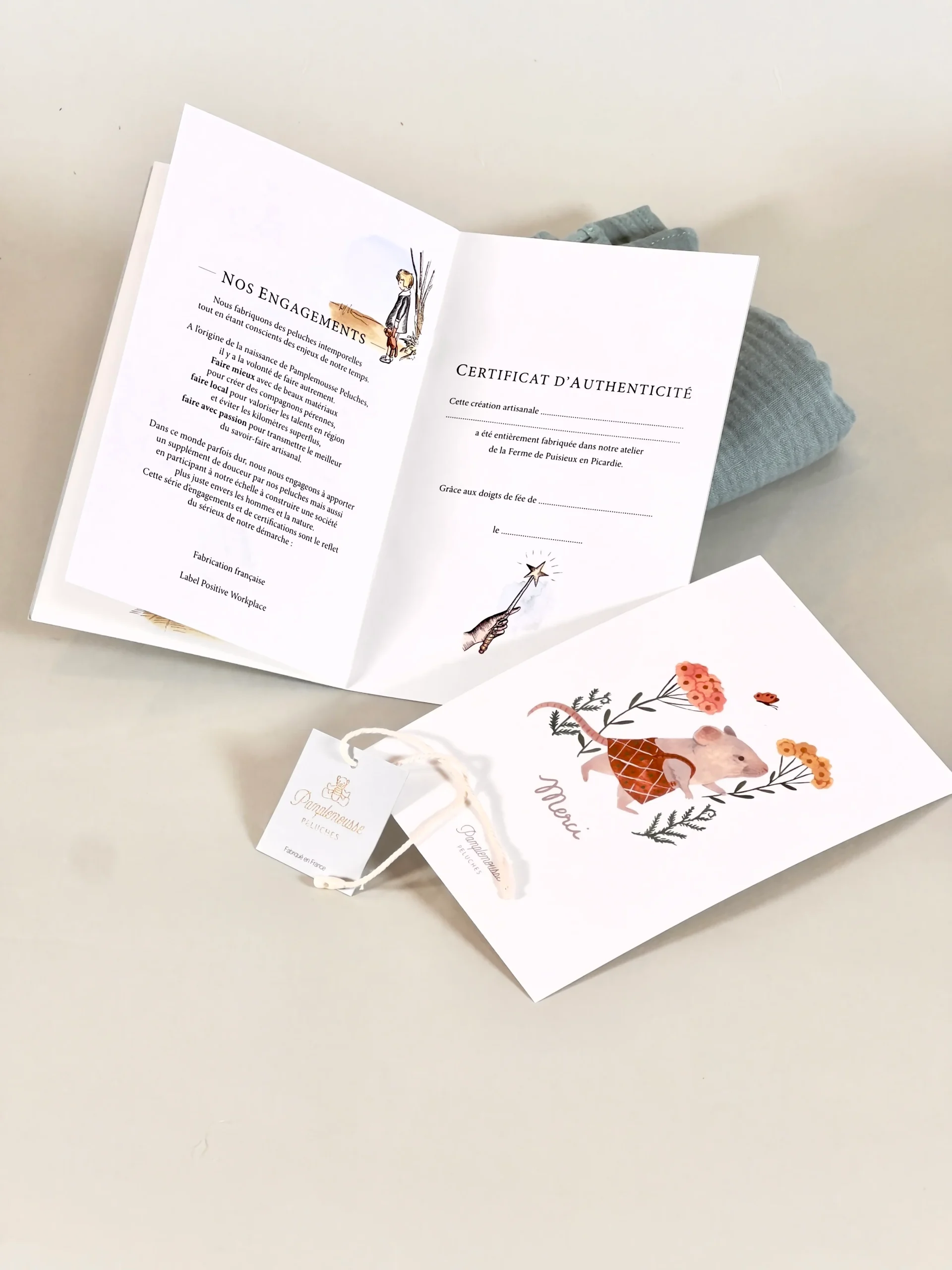 Doudou Oiseau Lavande Rose – Image 6