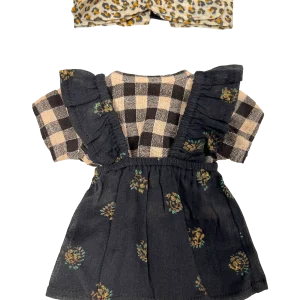 Tenue poupée robe - Groseille bitume