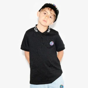 Polo pour enfants en maille piquée de Coton Bio