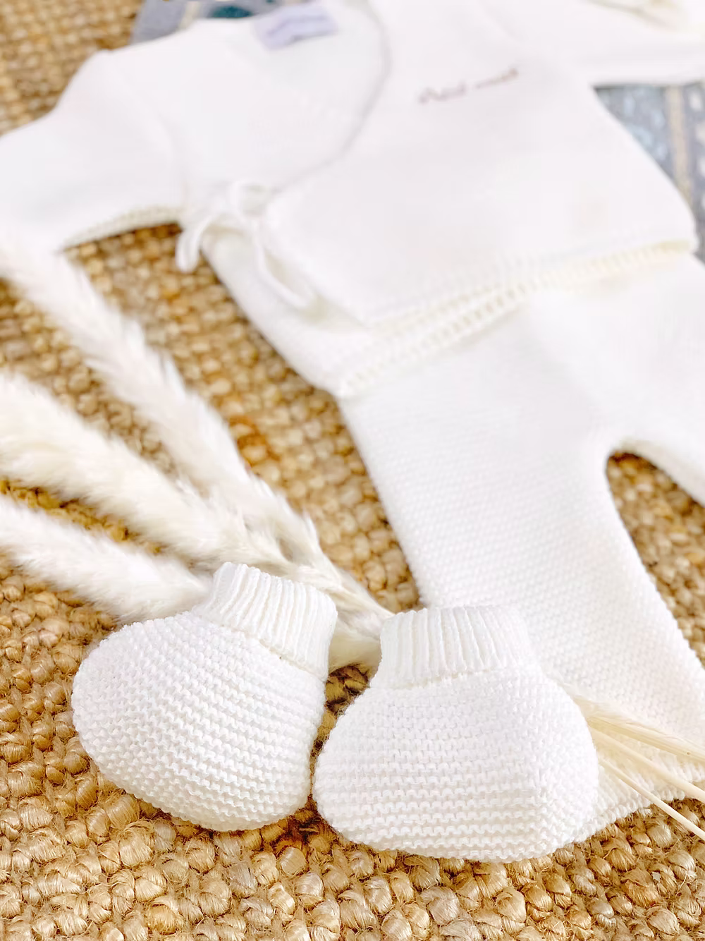 🎊 SOLDES -20% 🎊 Trousseau naissance blanc - Maison Pioline