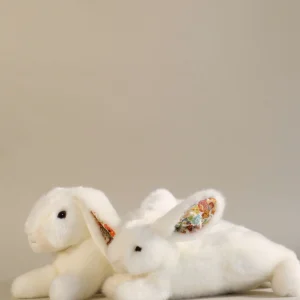 Lapin en Peluche Martin  Blanc Liberty