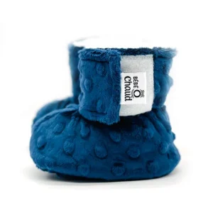 Pantoufles à velcro - Marine