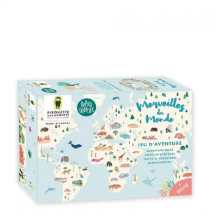 Jeu d'aventure plateau Merveilles du monde - Pirouette Cacahouète