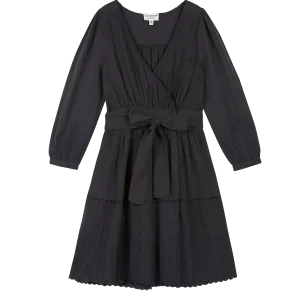 Robe - Portefeuille vintage coton bitume