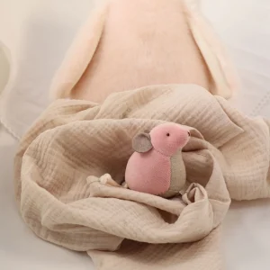 Doudou Lange Souris Rose